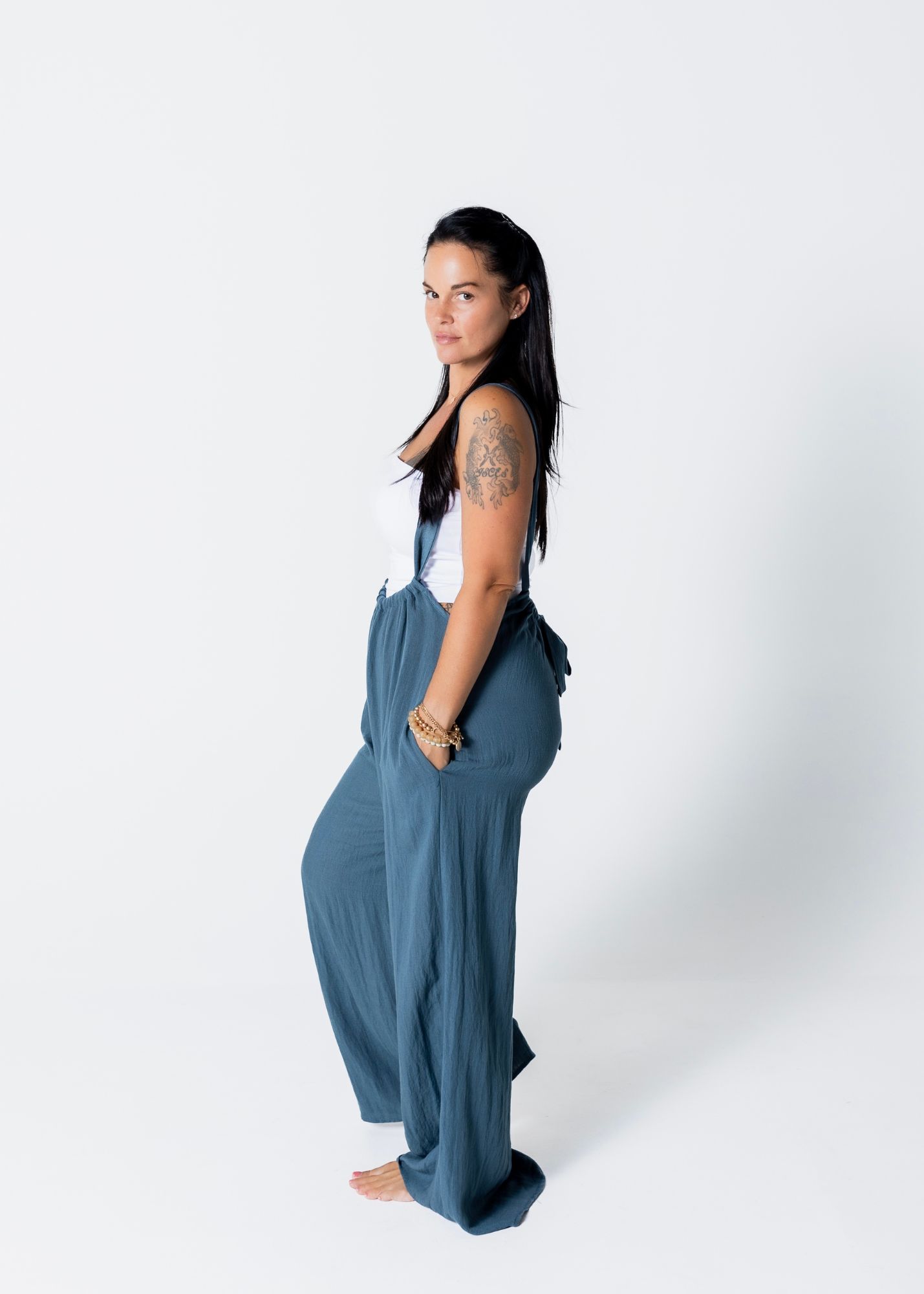 Fashion Casual Designer Style Denim Suspender Jumpsuit | Fashion clothes  women, Suspender jeans, Denim fashion