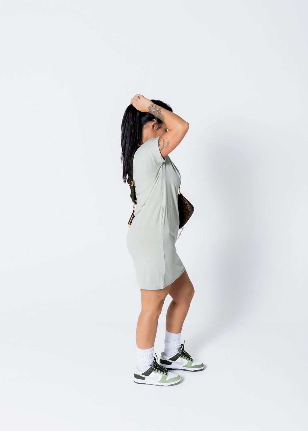 Stay Ready Dress | Light Sage