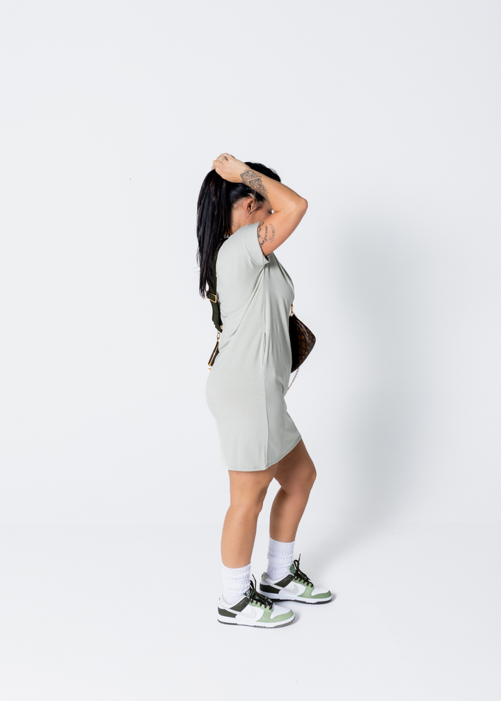 Stay Ready Dress | Light Sage