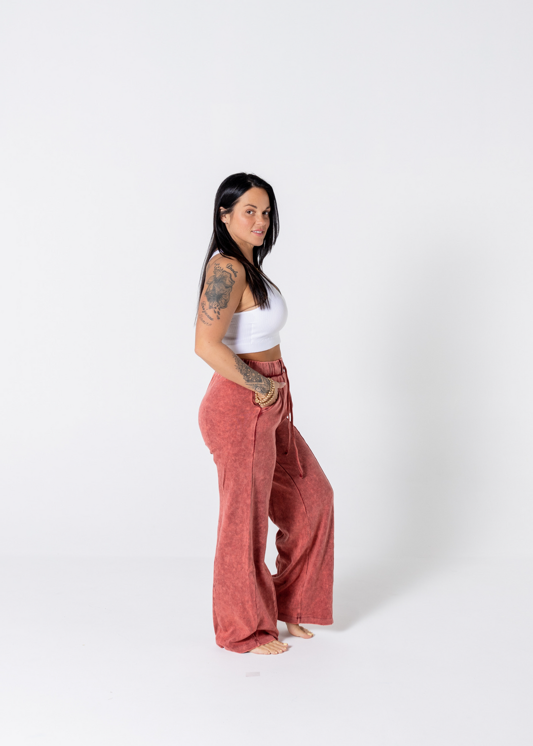 Light Work Pants | Burgundy