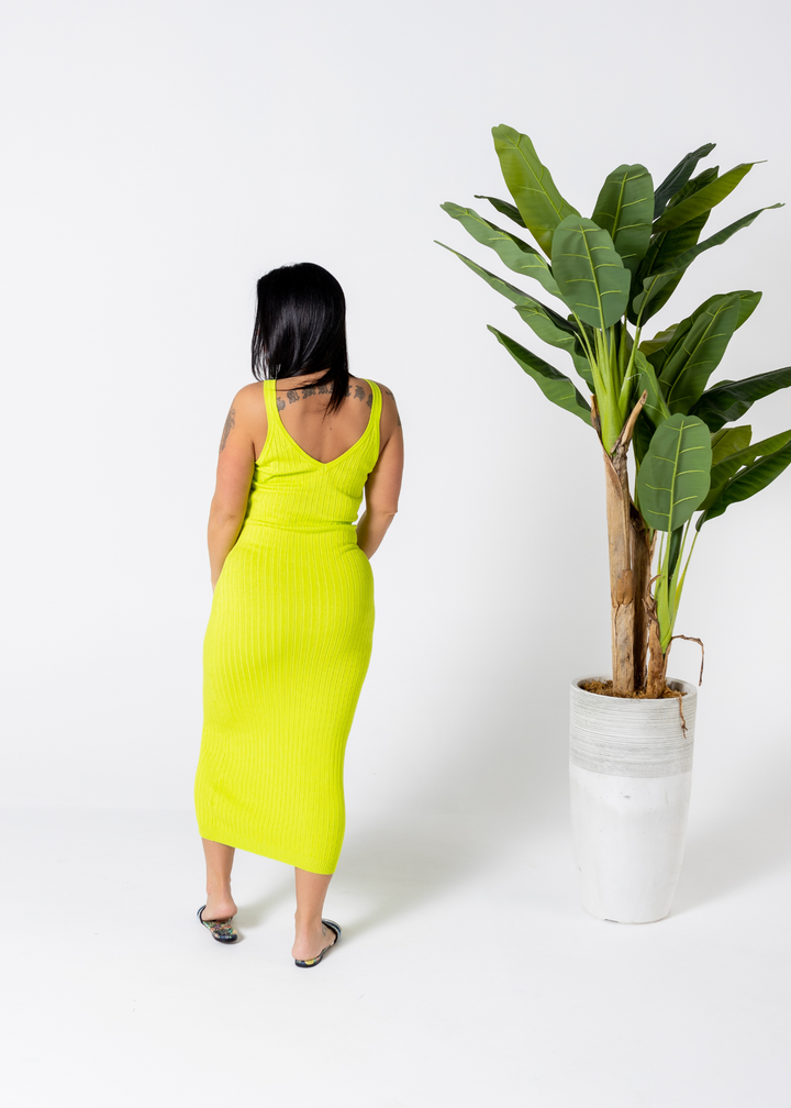 Mid-Day Midi Dress | Lime