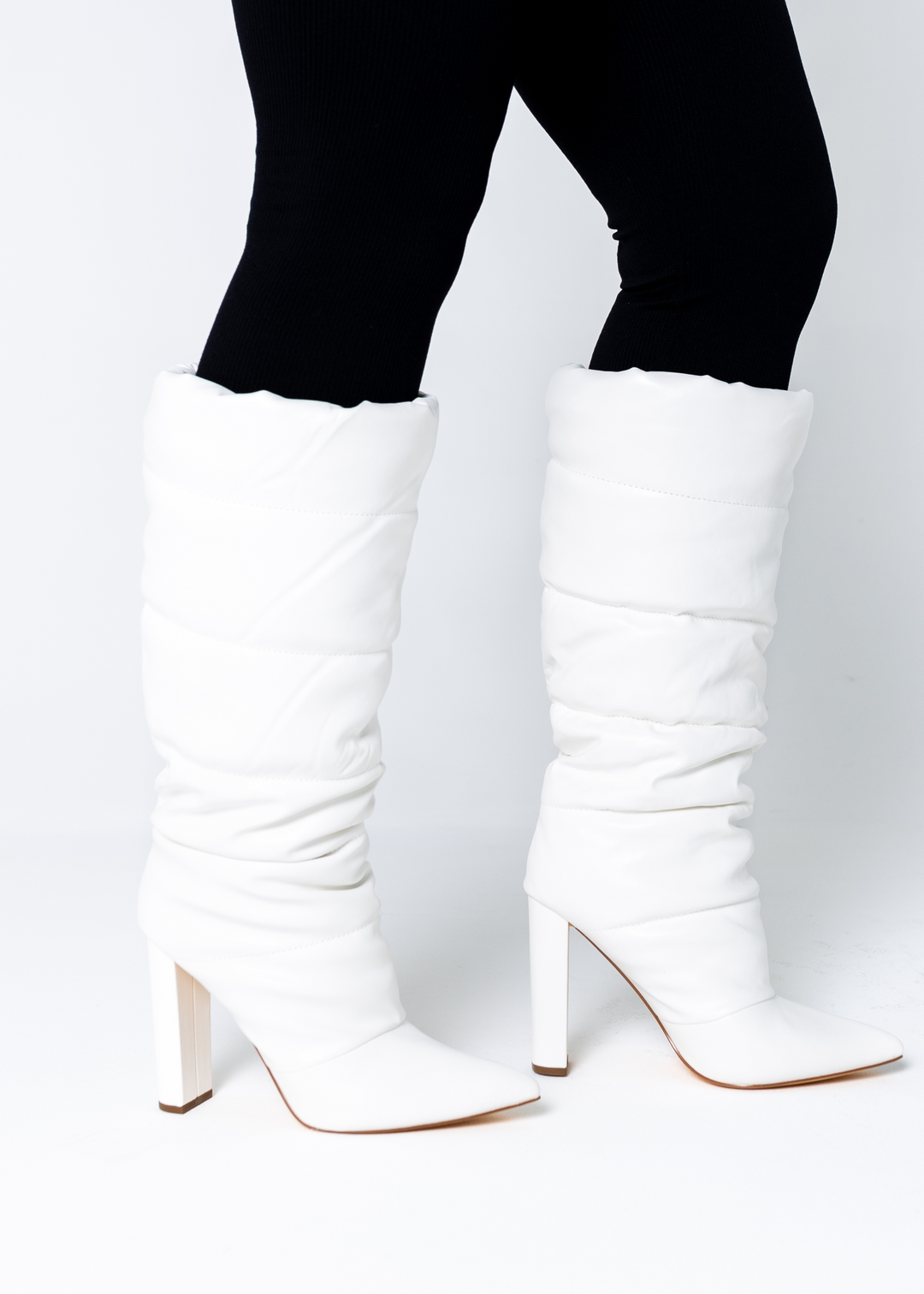 Livin It Up Puffer Boot Posh Kouture Boutique