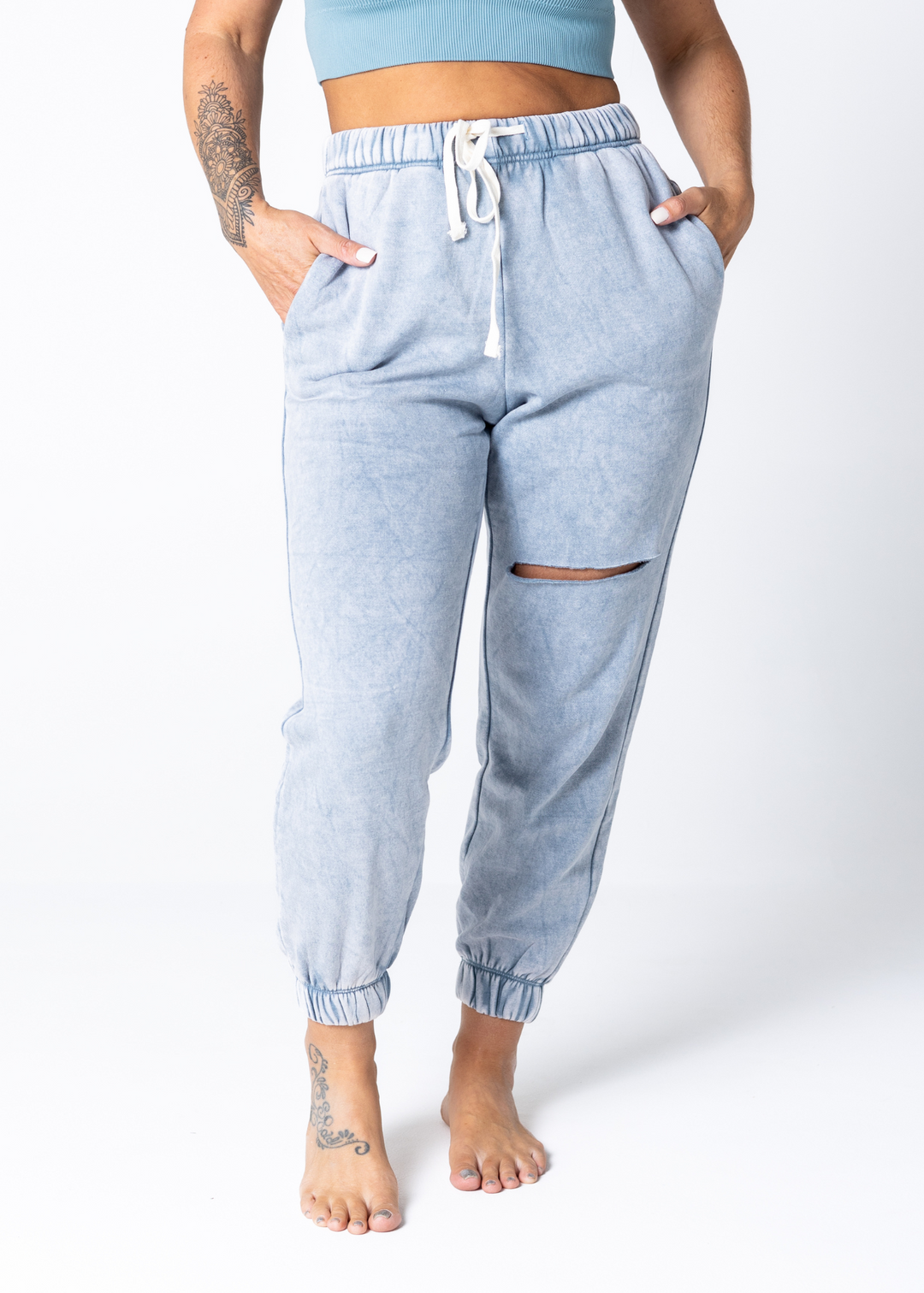 Weekend Joggers | Blue Gray
