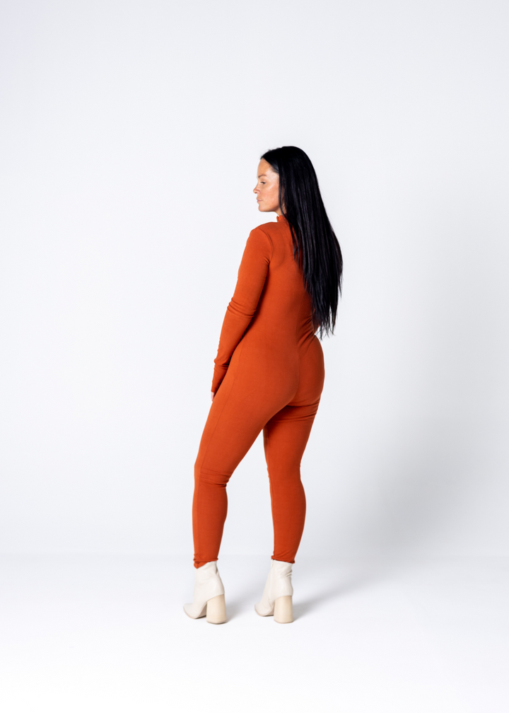 No Rules Jumpsuit | Rust