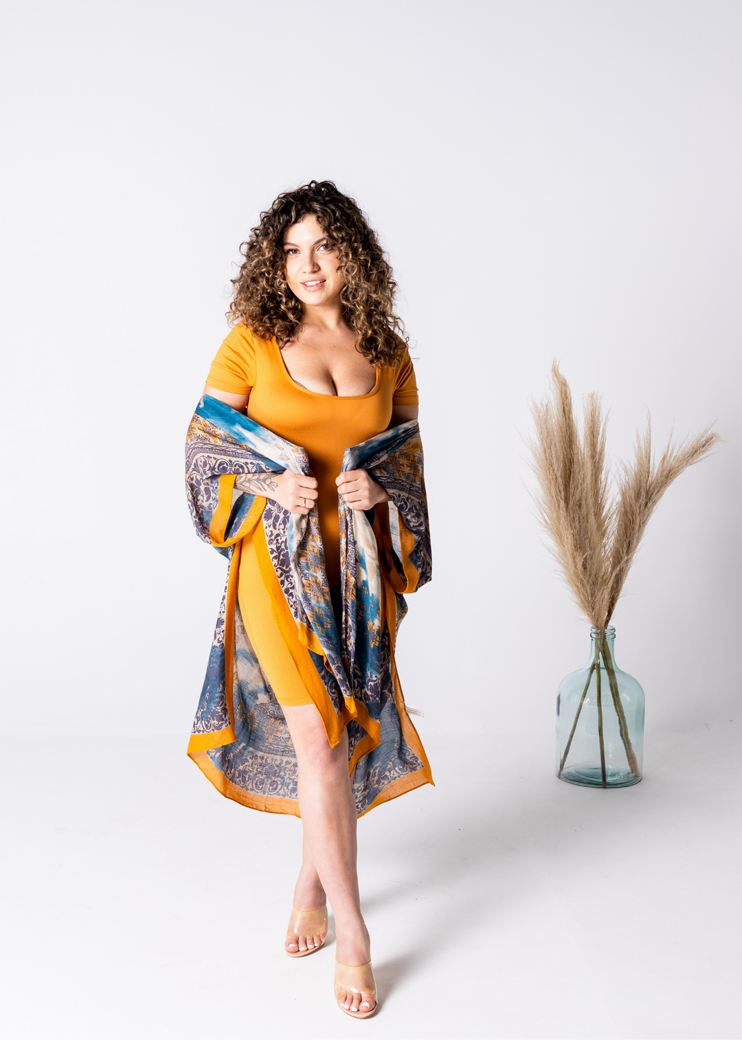 Moroccan Kimono "Teal"