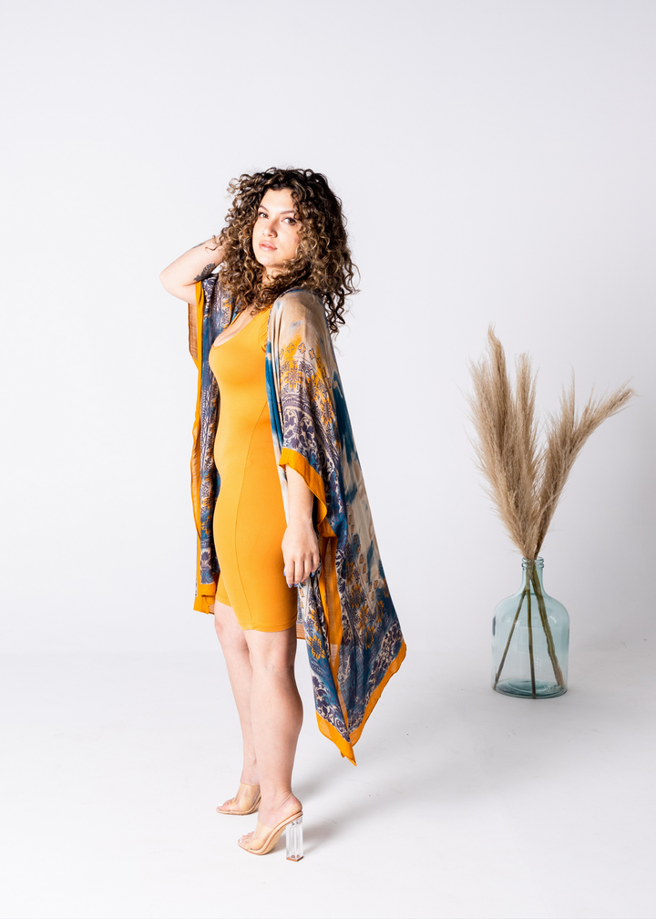 Moroccan Kimono "Teal"