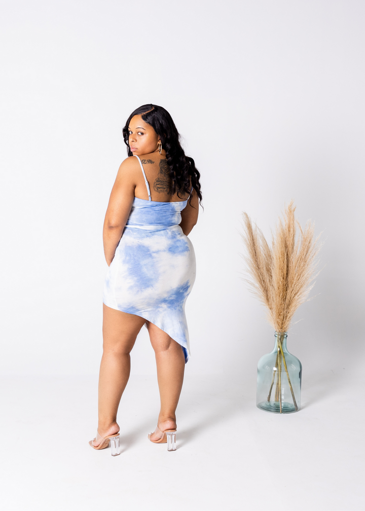 Wrap It Up Tie-Dye Dress