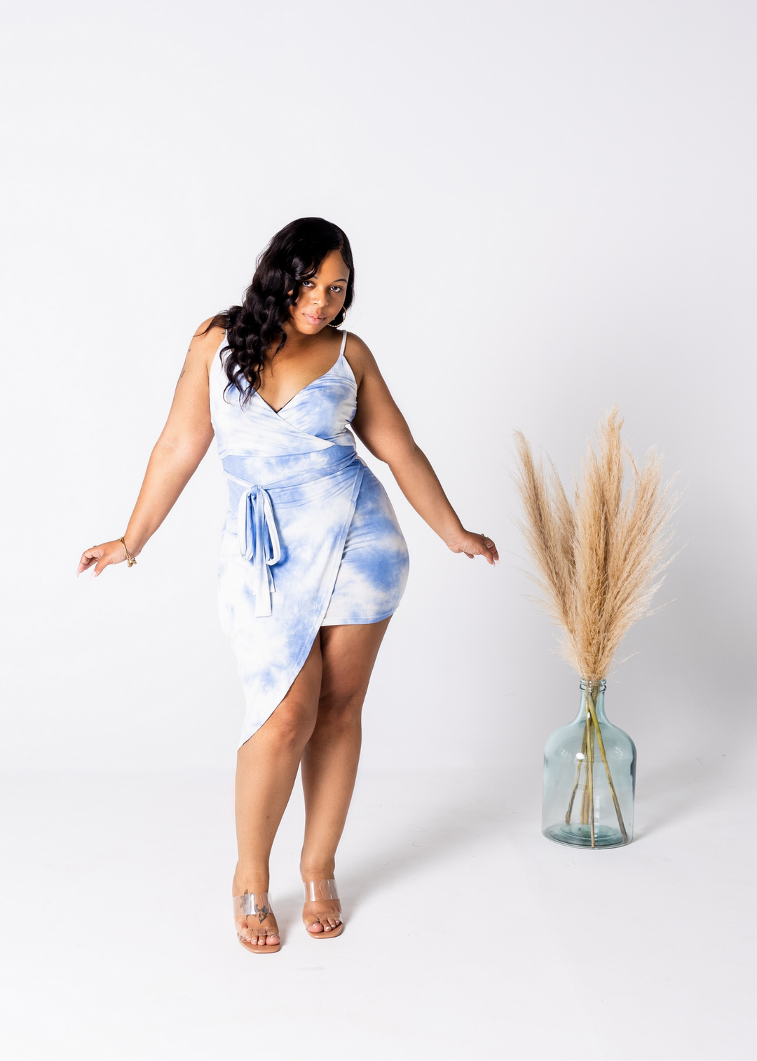 Wrap It Up Tie-Dye Dress